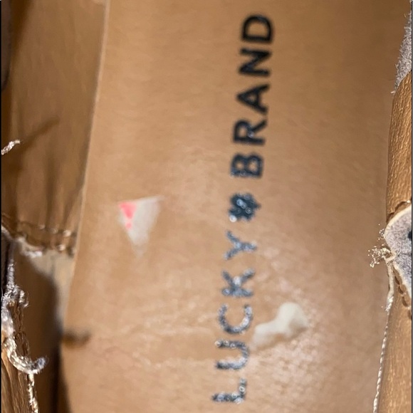 Lucky Brand Taupe Size 8M Nubuck Leather Booties - Picture 10 of 16